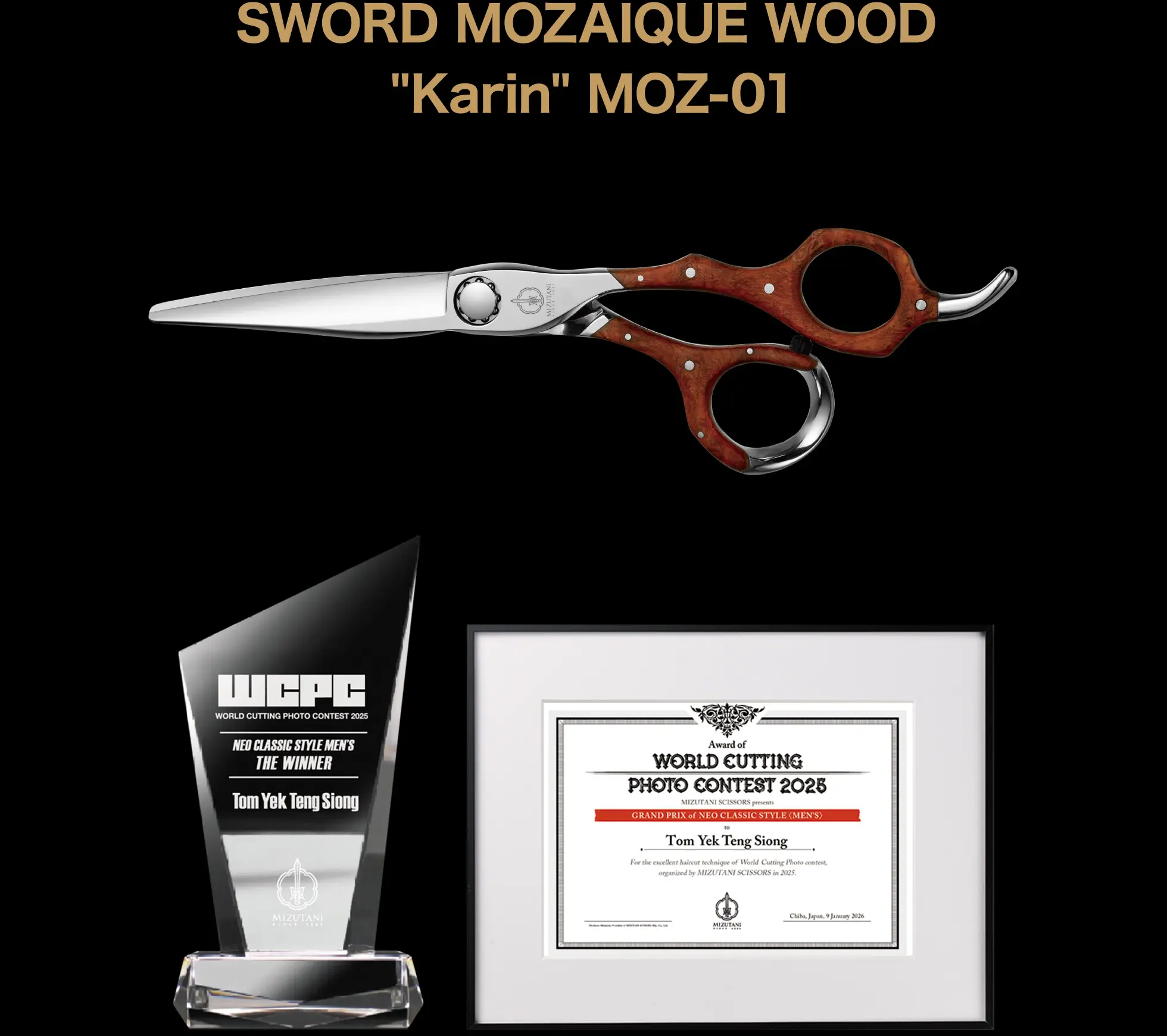 SWORD MOZAIQUE WOOD Karin MOZ-01
